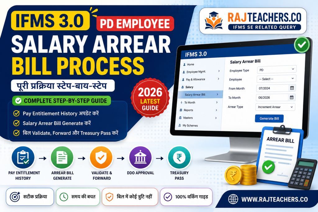 IFMS 3.0 PD Employee Salary Arrear Bill Process
